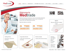 Tablet Screenshot of medtrade.co.uk